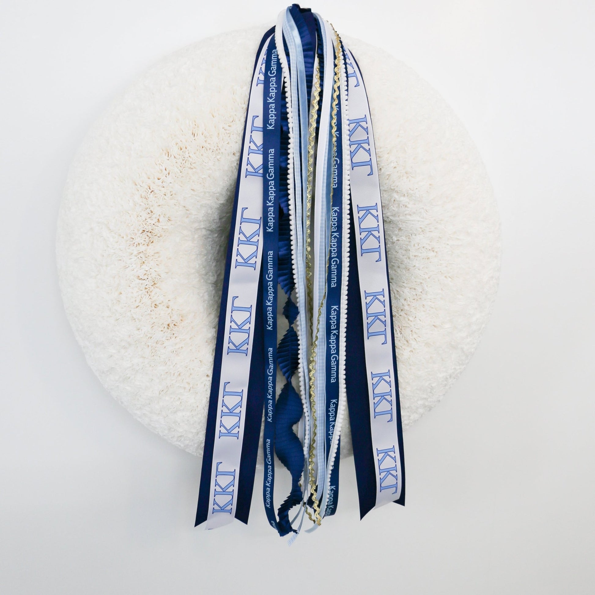 Kappa Kappa Gamma Ribbon Set Without Bow - Knot and Spool