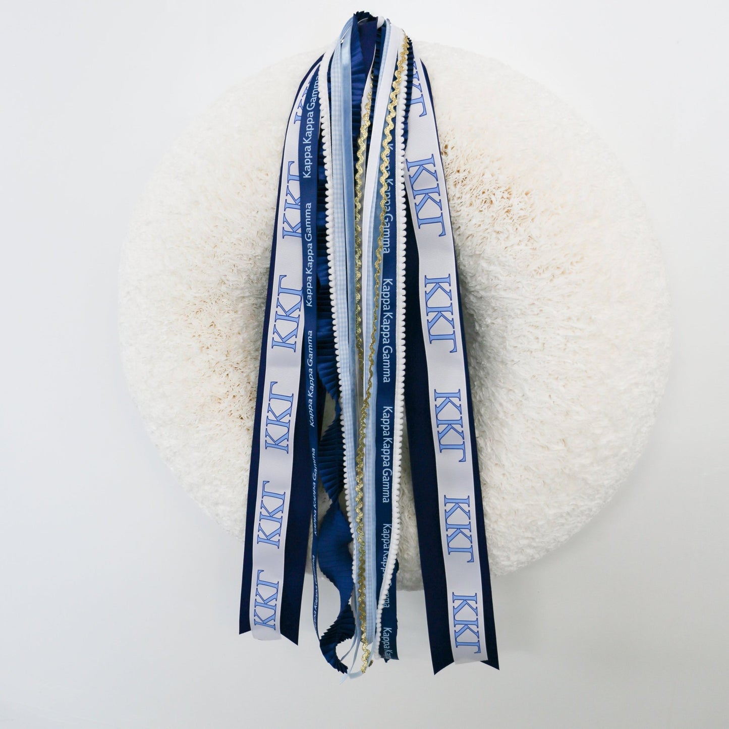 Kappa Kappa Gamma Ribbon Set Without Bow - Knot and Spool