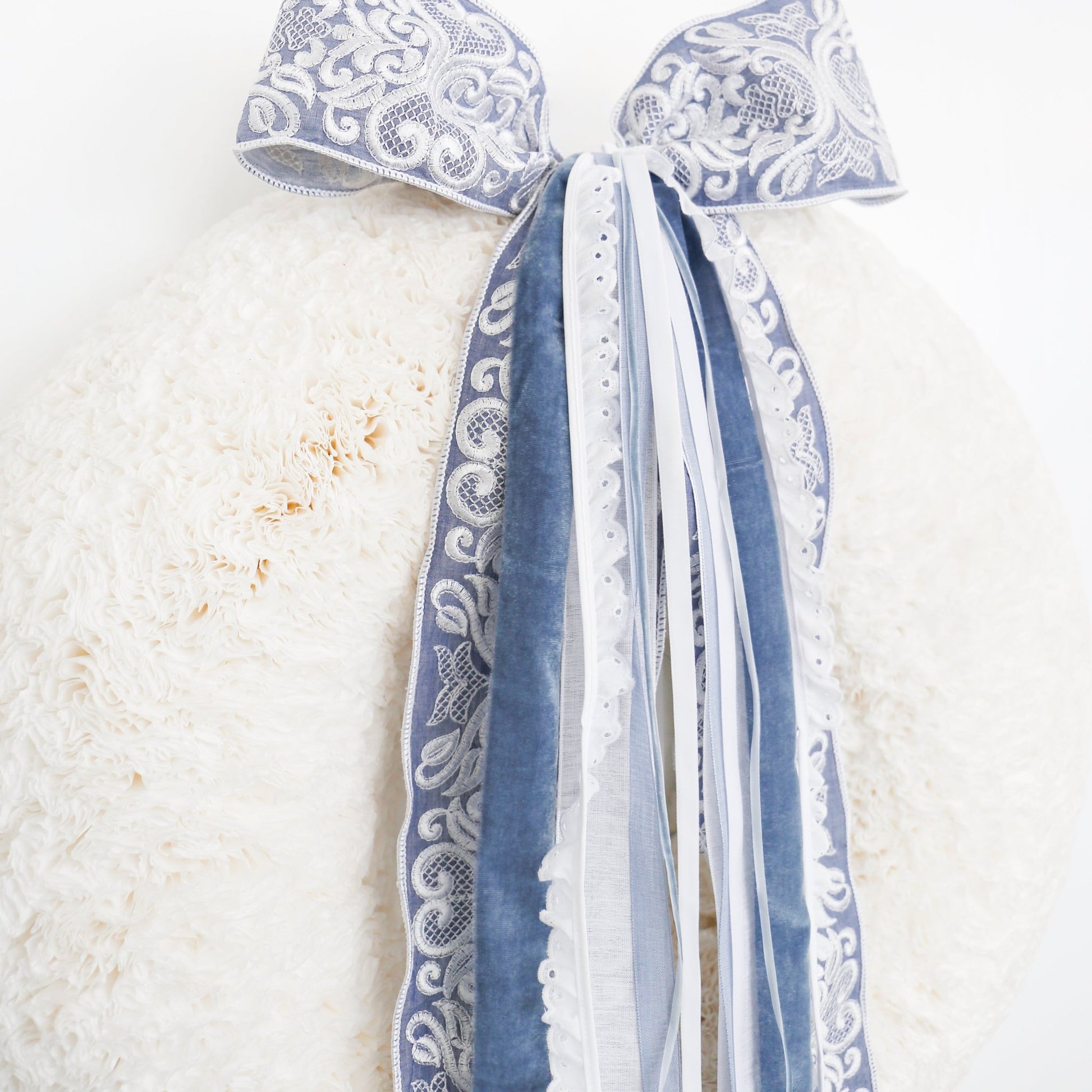 Keepsake Blue RIBBON SET™ (with Bow) - Knot and Spool