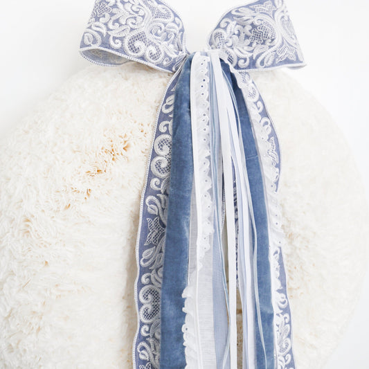 Keepsake Blue RIBBON SET™ (with Bow) - Knot and Spool