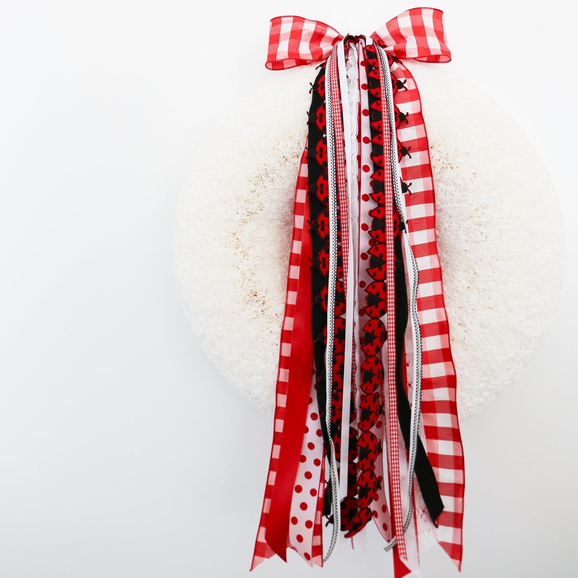Ladybug Picnic RIBBON SET™ (with Bow) - Knot and Spool