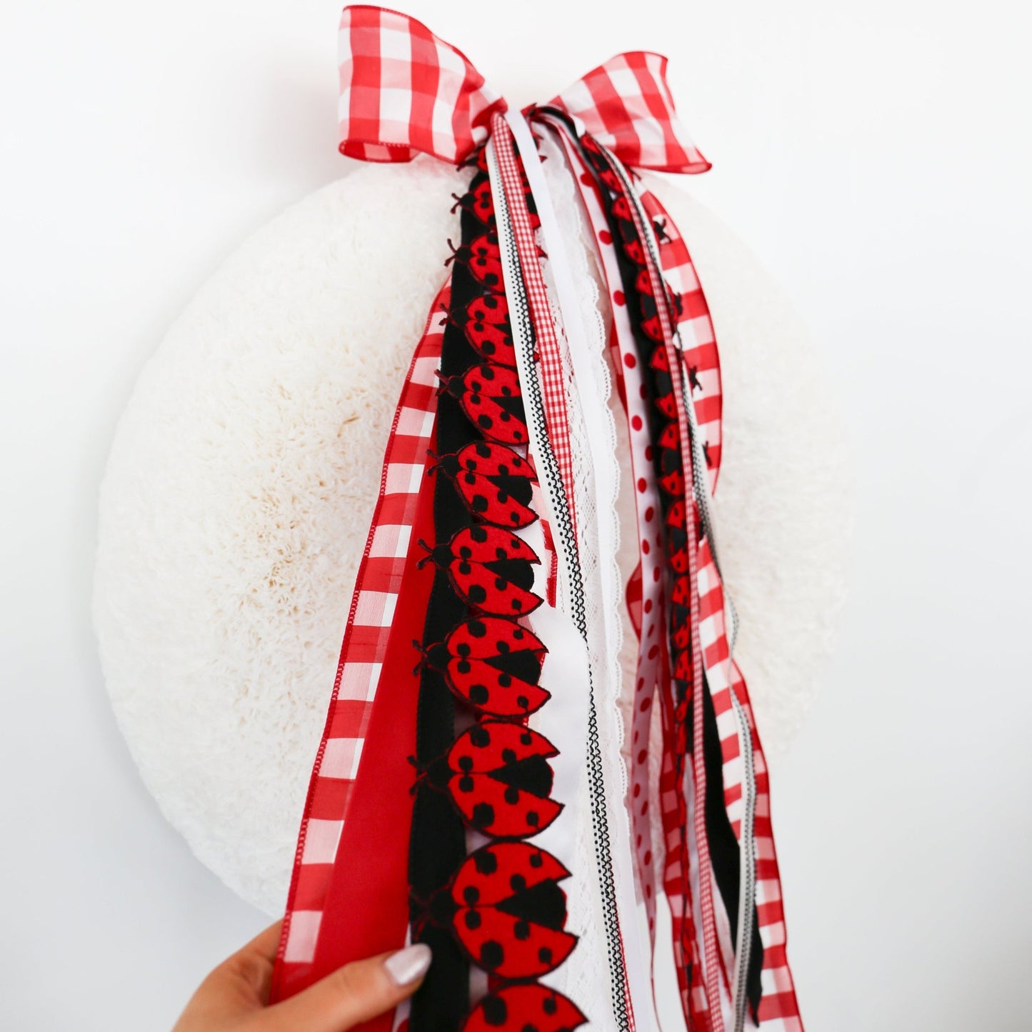 Ladybug Picnic RIBBON SET™ (with Bow) - Knot and Spool