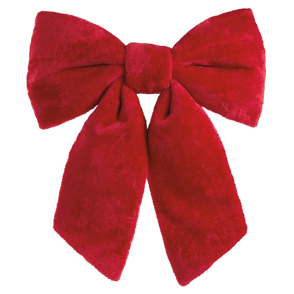 Large Red Velvet Bow - Knot and Spool