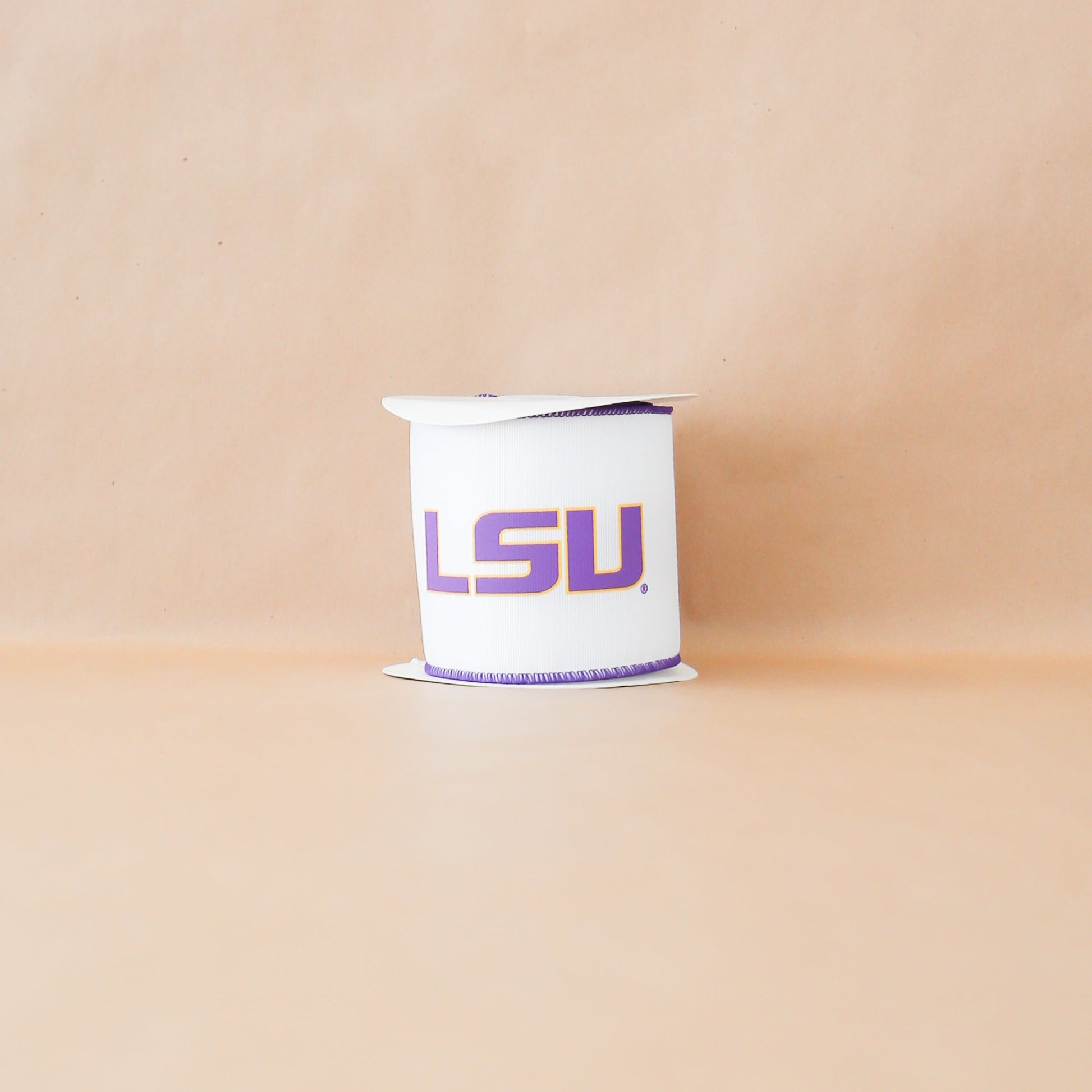 LSU Collegiate Ribbon | 4" | By the Yard - Knot and Spool