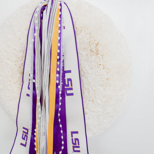 LSU Tigers RIBBON SET™ (without Bow) - Knot and Spool