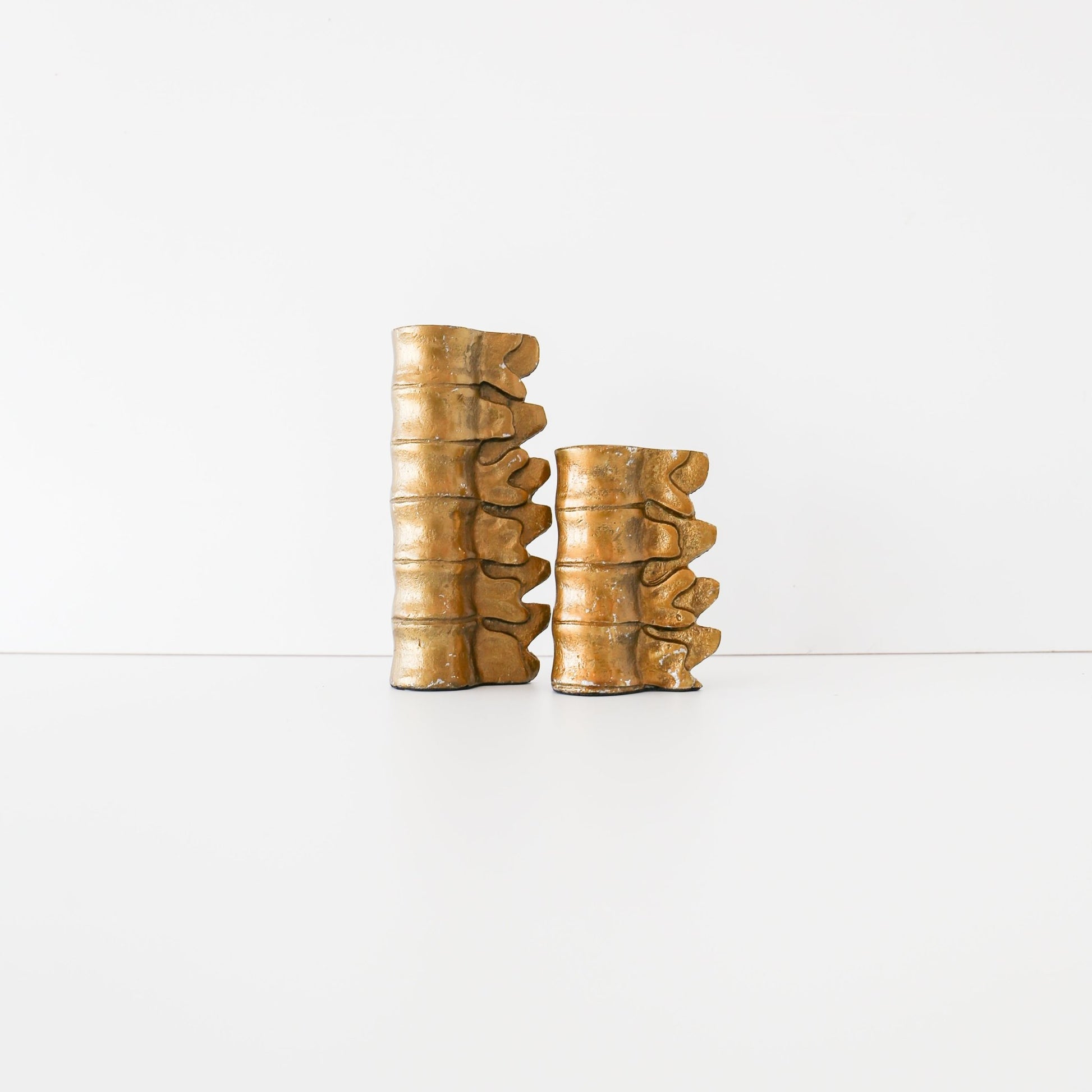 Lumbar Candle Holder Large | 3"x 6.25" - Knot and Spool