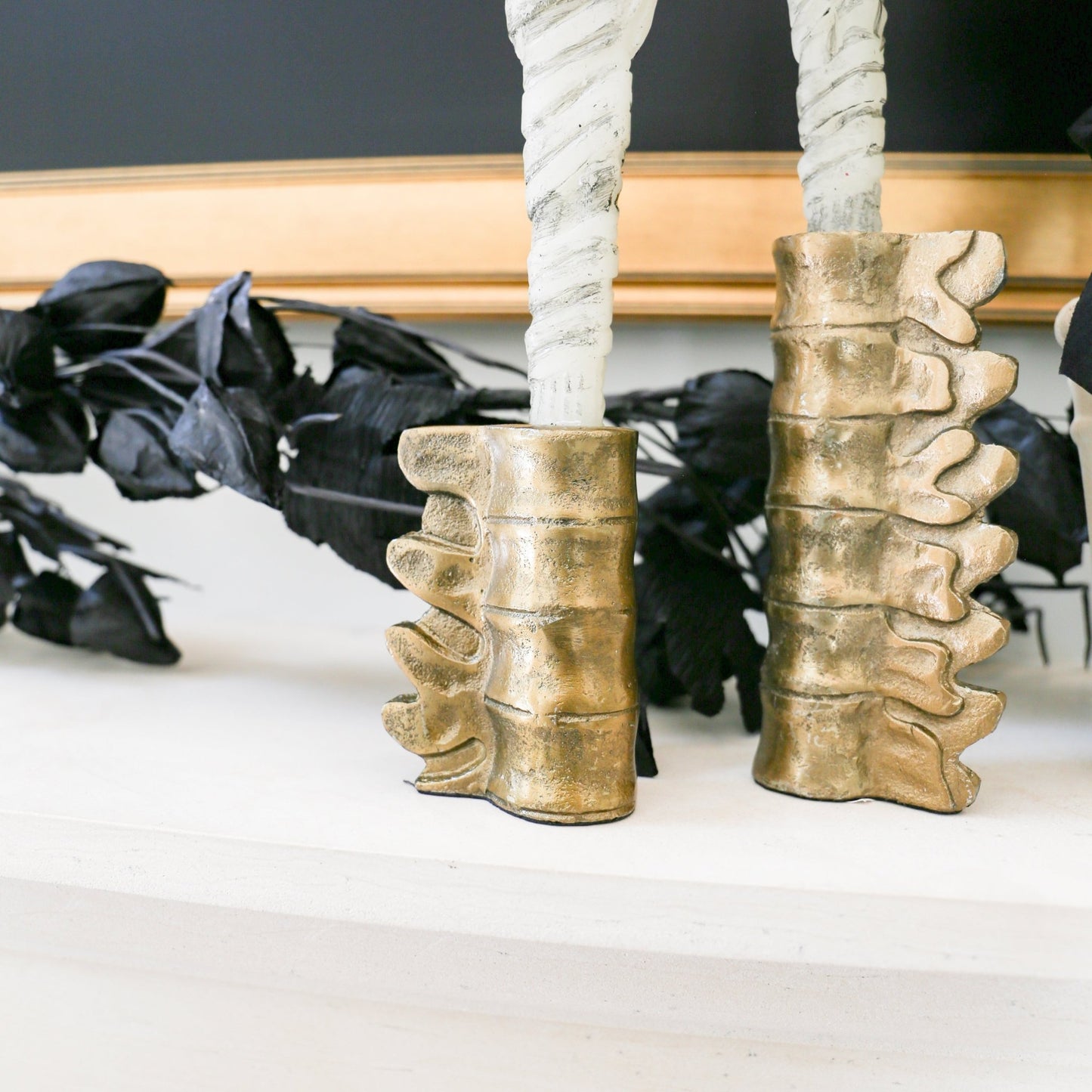 Lumbar Candle Holder Large | 3"x 6.25" - Knot and Spool