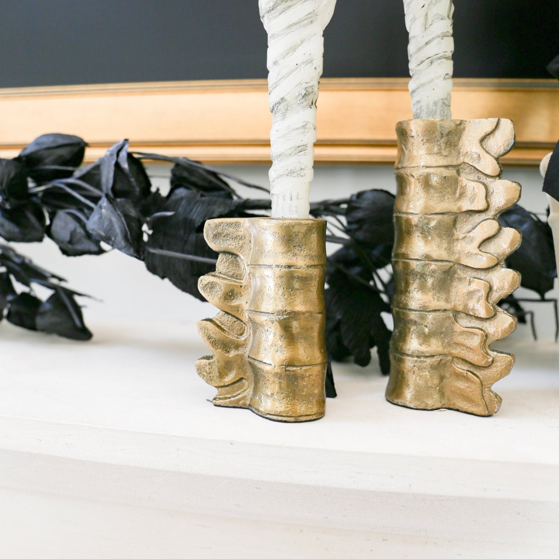 Lumbar Candle Holder Large | 3"x 6.25" - Knot and Spool