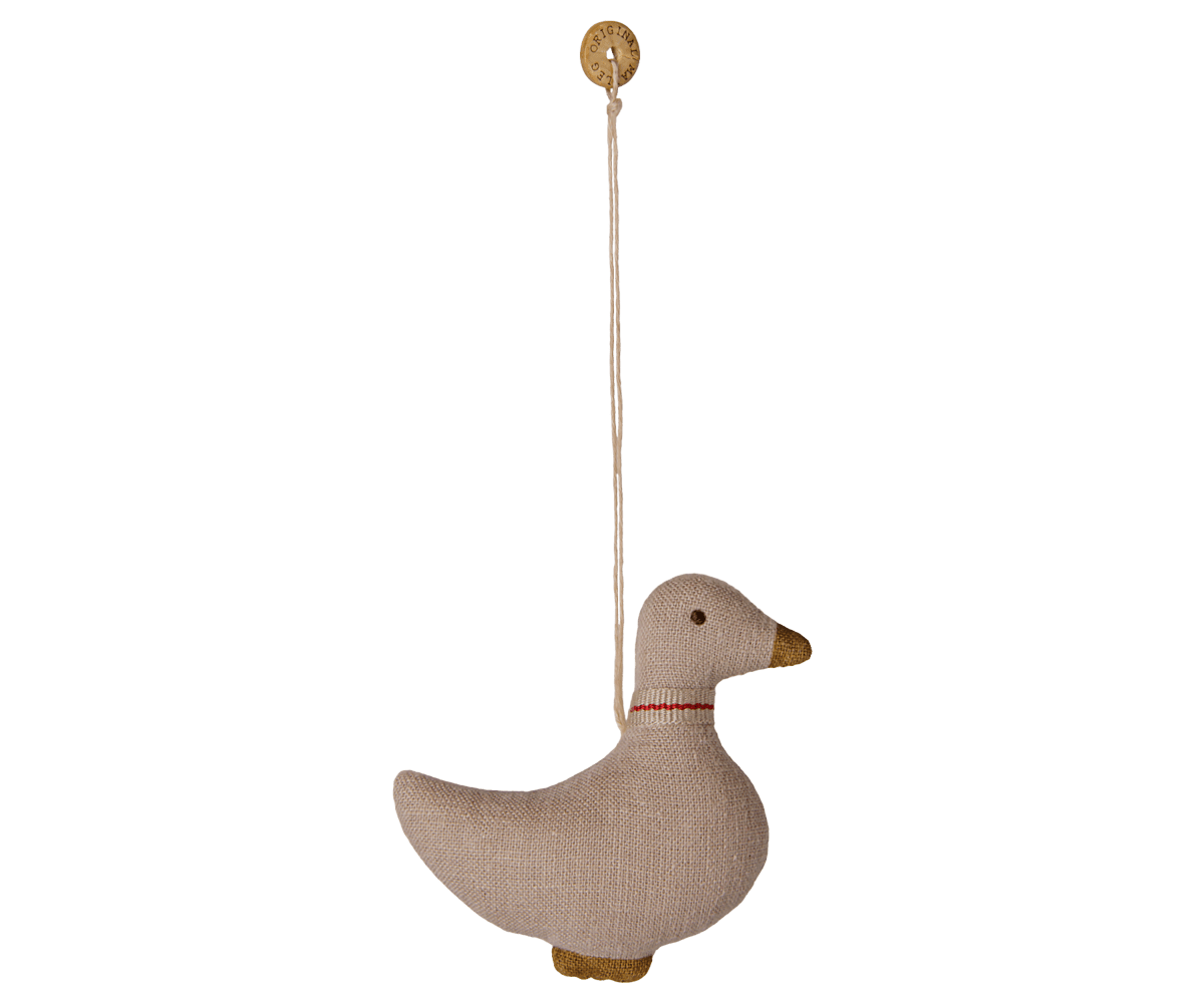 Maileg Fabric Sand Duck Ornament - Knot and Spool