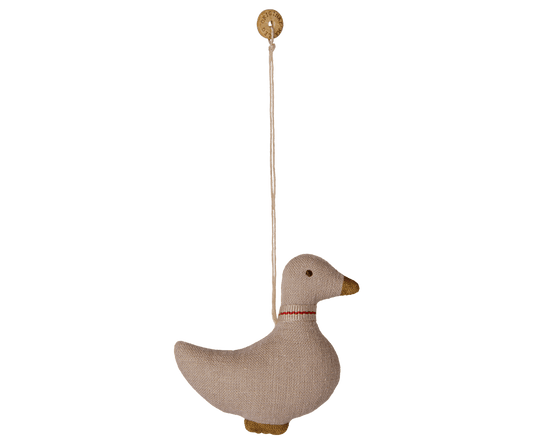 Maileg Fabric Sand Duck Ornament - Knot and Spool