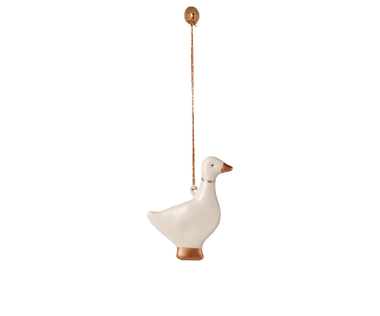 Maileg Metal Gold Goose Ornament - Knot and Spool