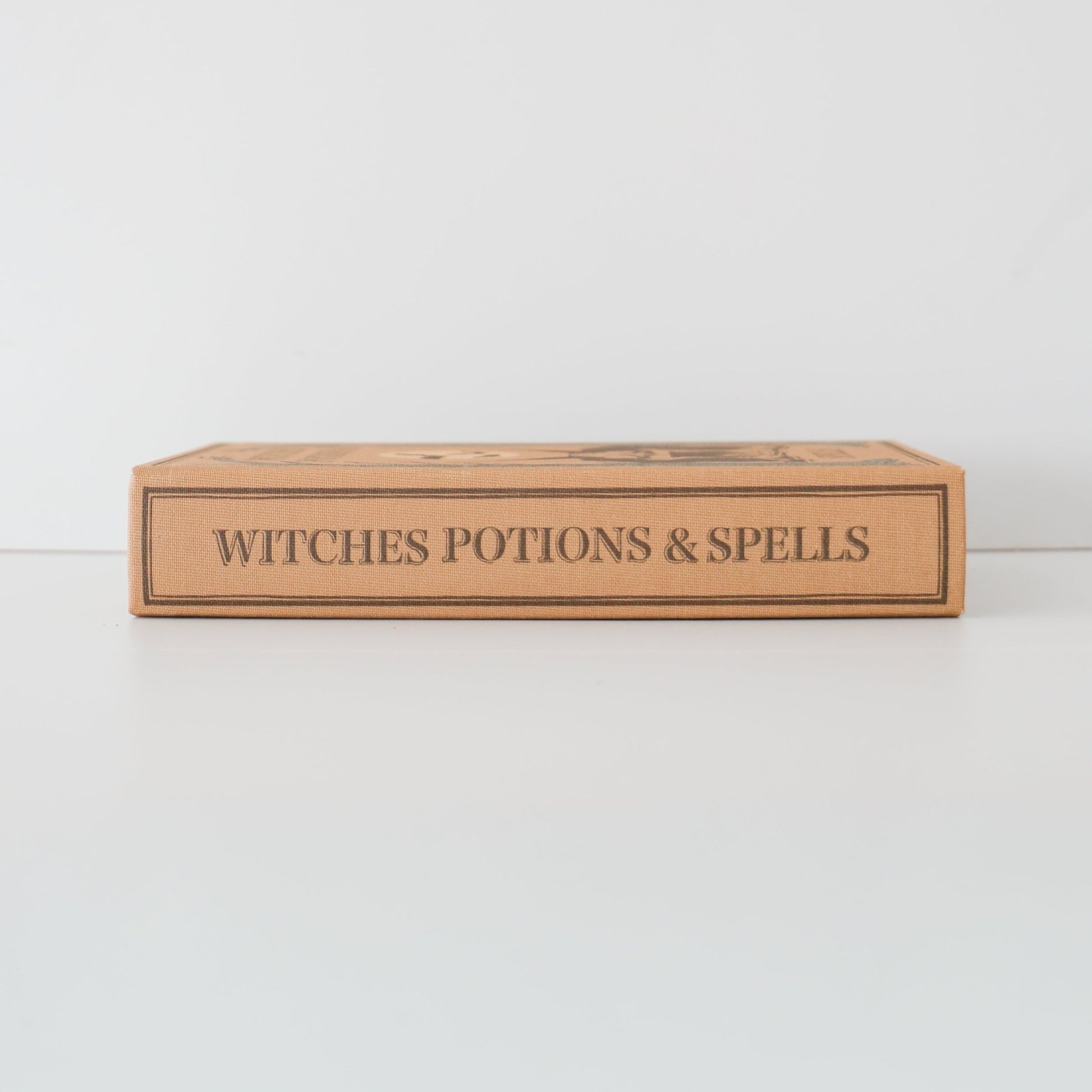 MDF & Linen Halloween Themed Book Storage Box - Knot and Spool