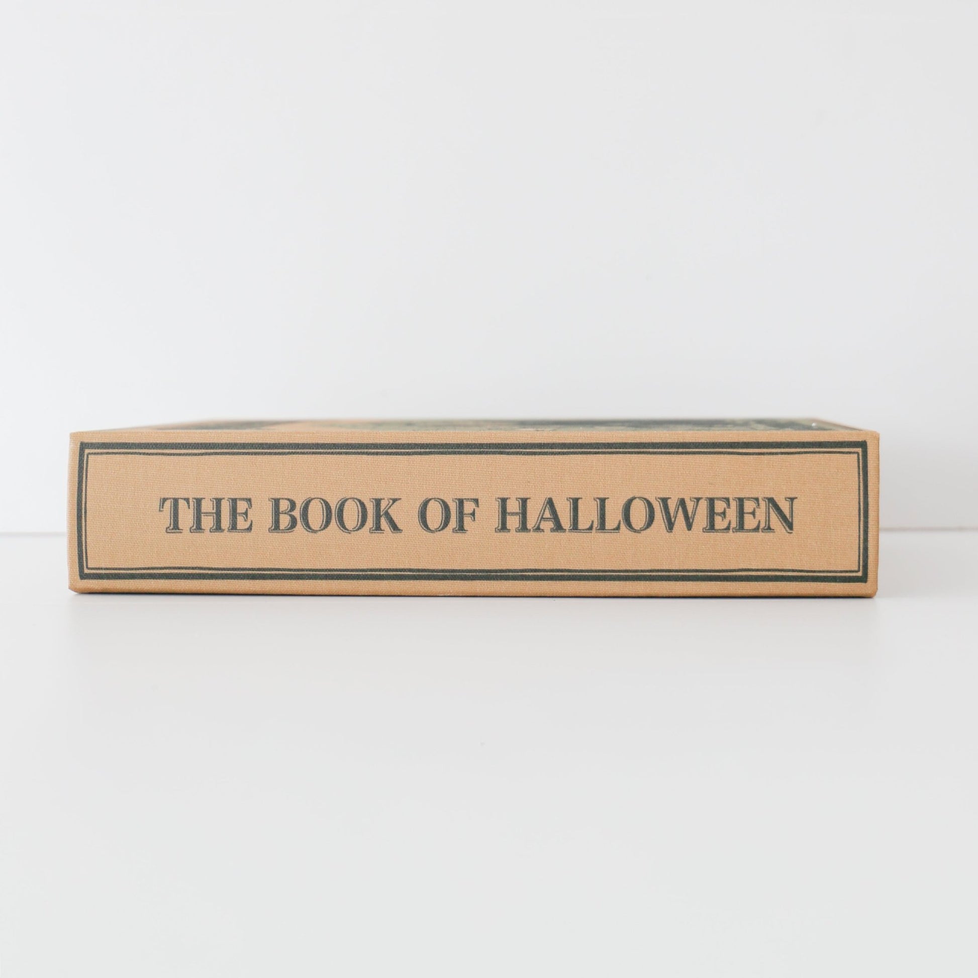 MDF & Linen Halloween Themed Book Storage Box - Knot and Spool