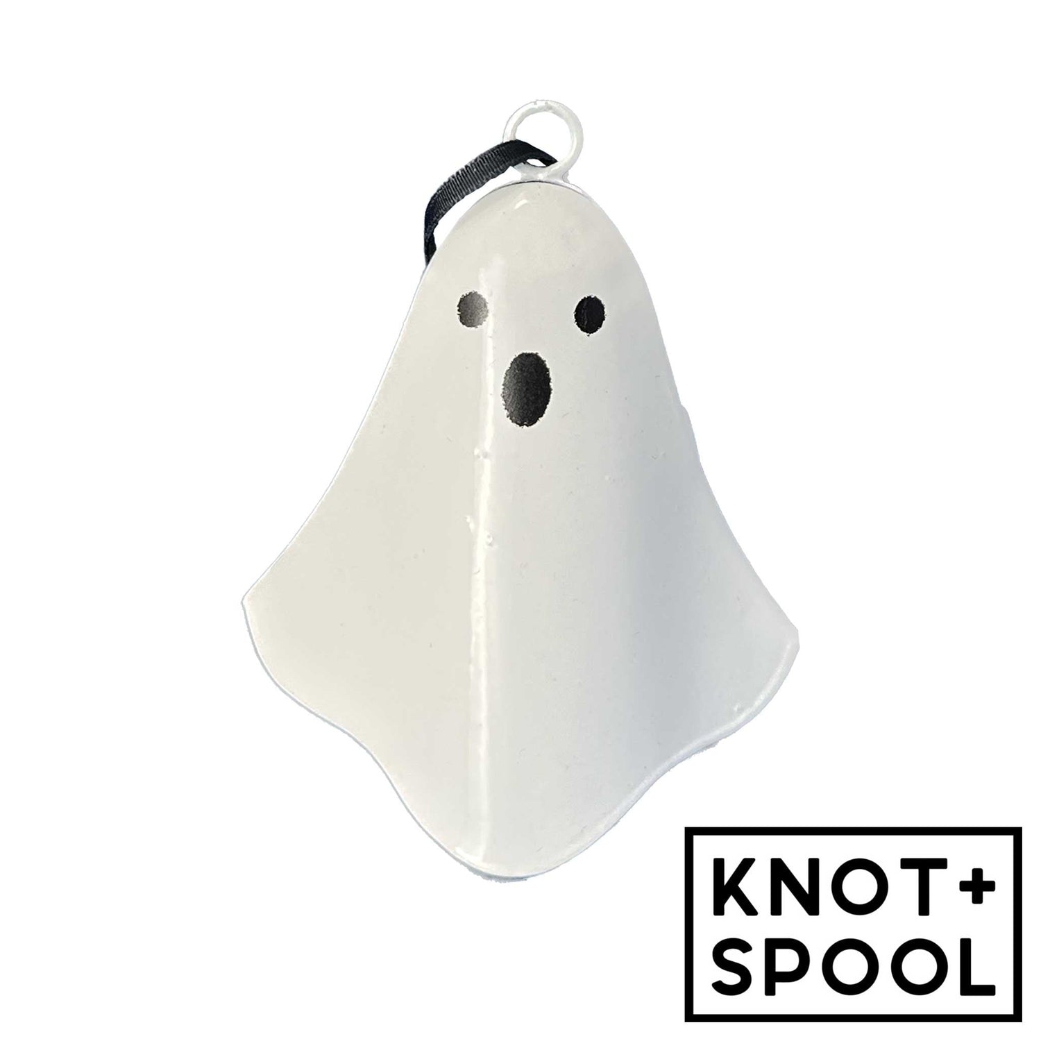 Metal Ghost Ornament - Knot and Spool