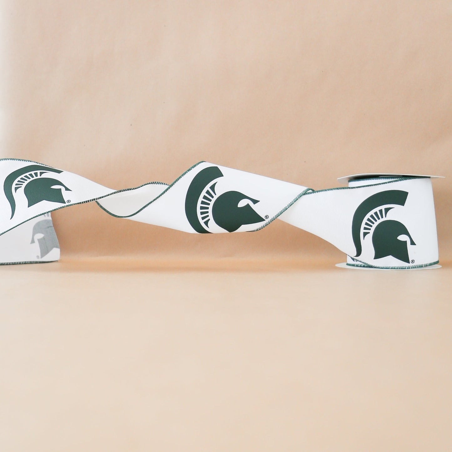Michigan State University Collegiate Ribbon | 4" | By the Yard - Knot and Spool