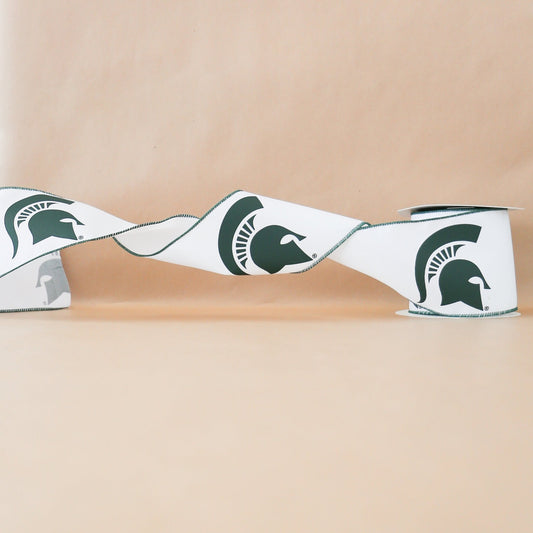 Michigan State University Collegiate Ribbon | 4" | By the Yard - Knot and Spool