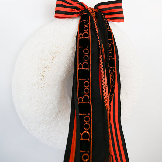 Midnight Boo RIBBON SET™ (with Bow) - Knot and Spool