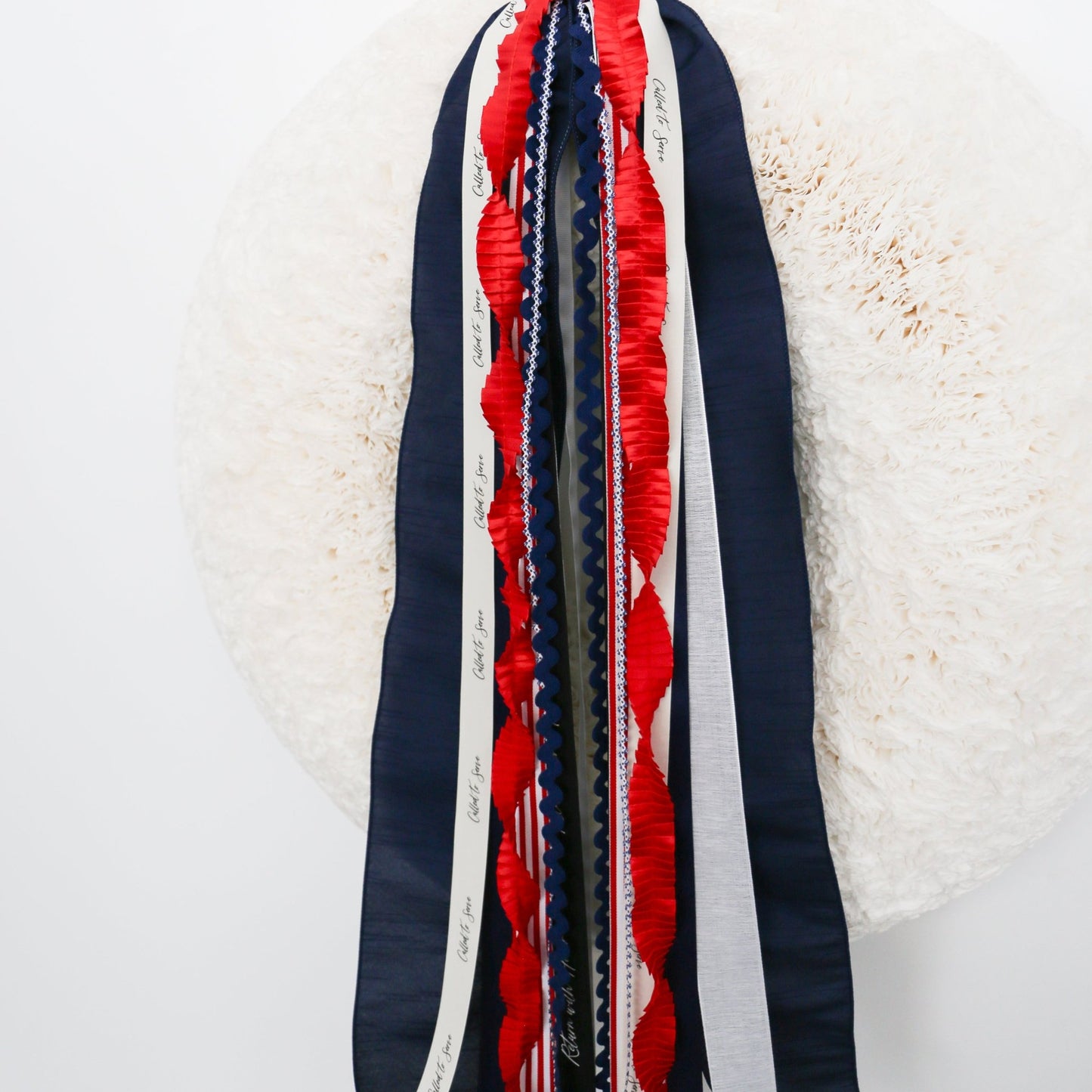 Missionary | Blue, White & Red RIBBON SET™ (without Bow) - Knot and Spool