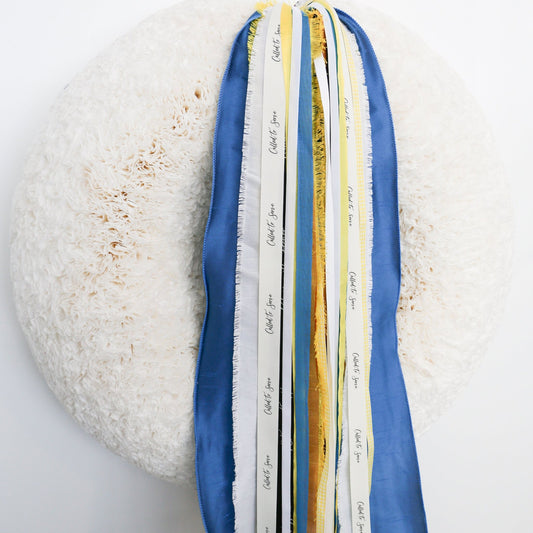 Missionary | Bright Blue & Yellow RIBBON SET™ (without Bow) - Knot and Spool