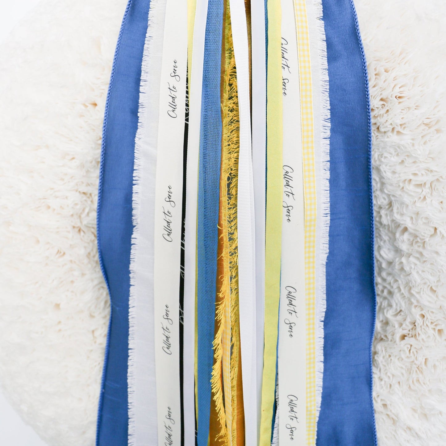 Missionary | Bright Blue & Yellow RIBBON SET™ (without Bow) - Knot and Spool