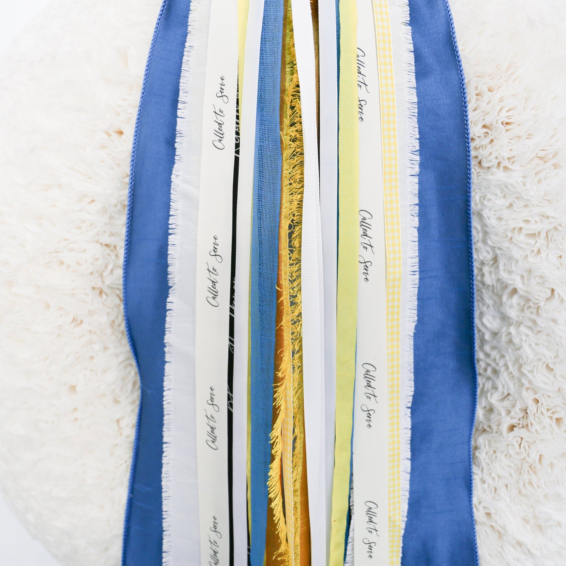 Missionary | Bright Blue & Yellow RIBBON SET™ (without Bow) - Knot and Spool