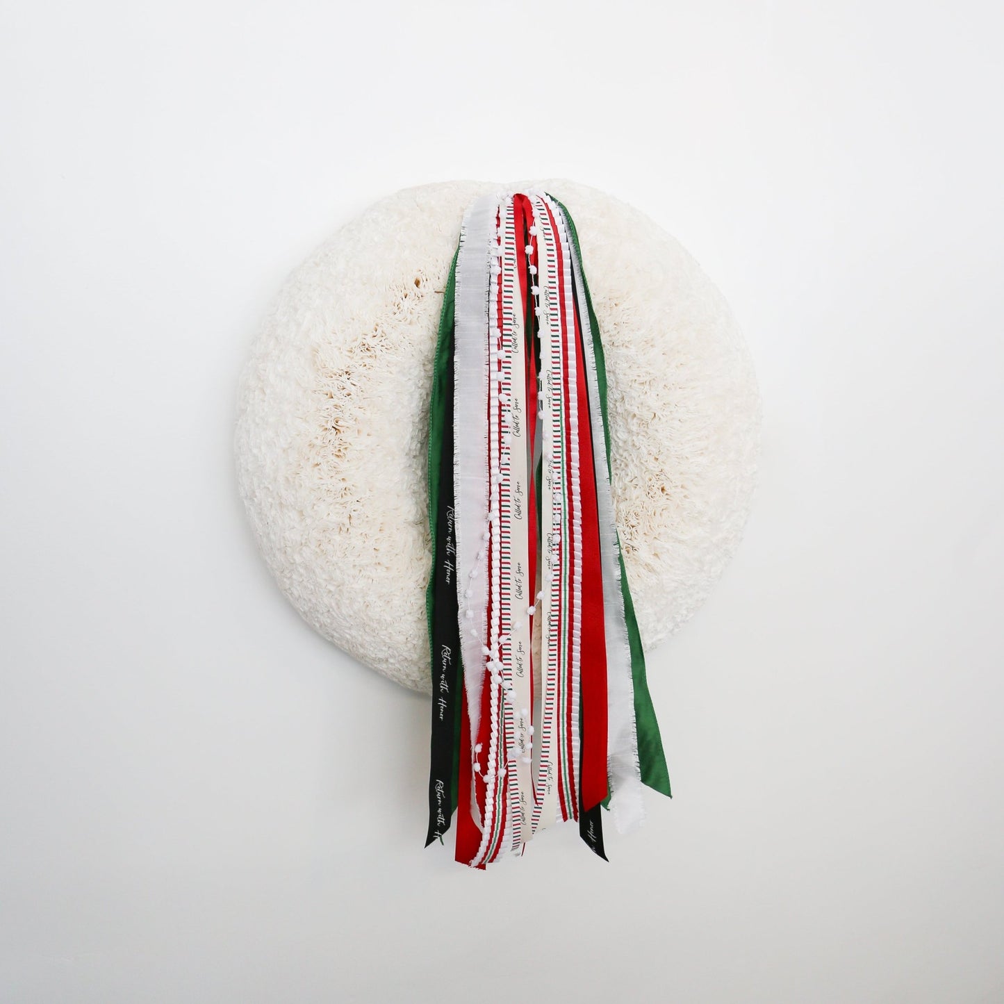 Missionary | Green, White & Red RIBBON SET™ (without Bow) - Knot and Spool