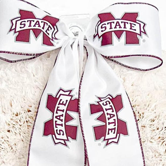 Mississippi State Bulldogs Collegiate Bow - Knot and Spool