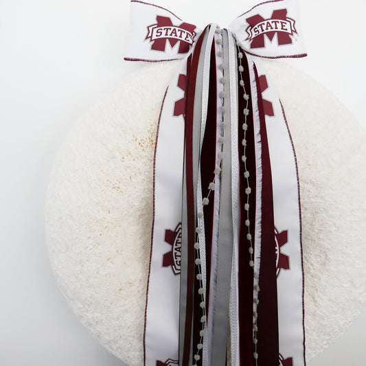 Mississippi State Bulldogs RIBBON SET™ (with Bow) - Knot and Spool