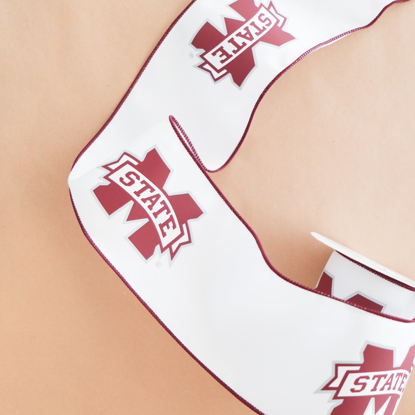 Mississippi State University Collegiate Ribbon | 4" | By the Yard - Knot and Spool