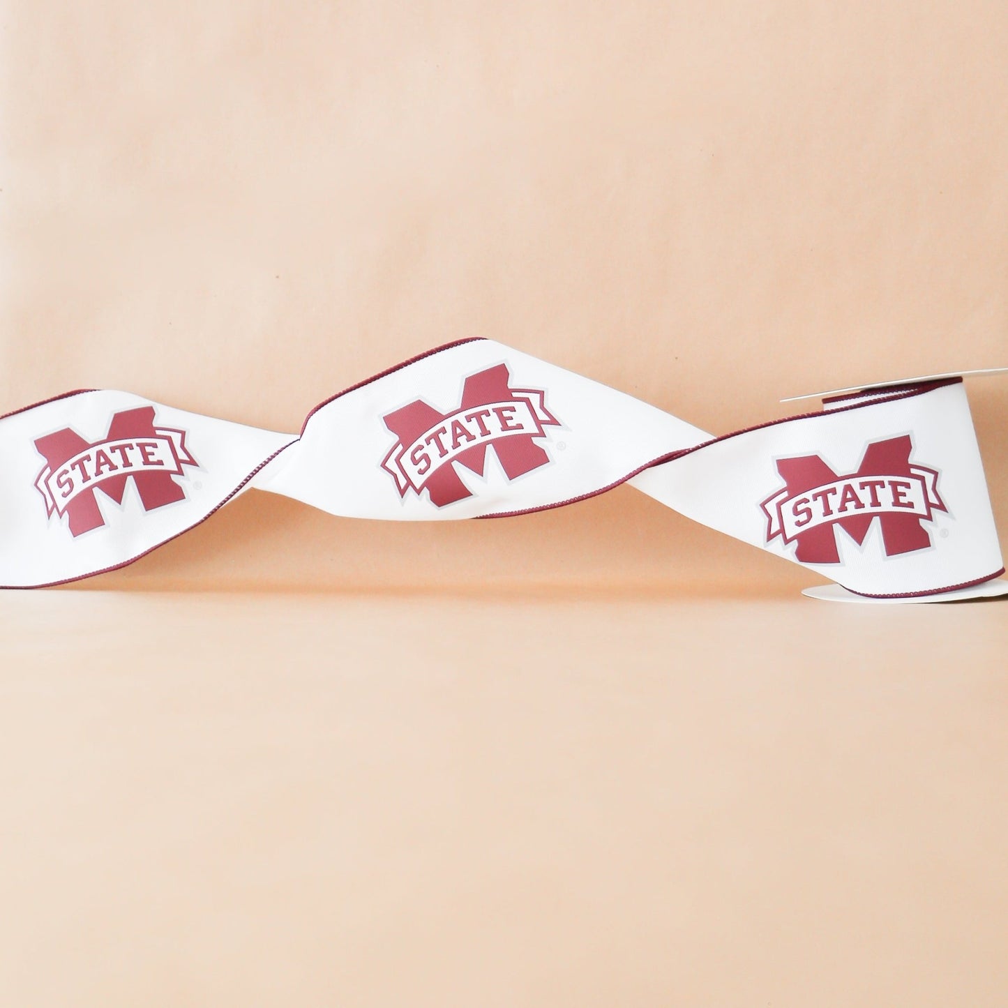 Mississippi State University Collegiate Ribbon | 4" | By the Yard - Knot and Spool