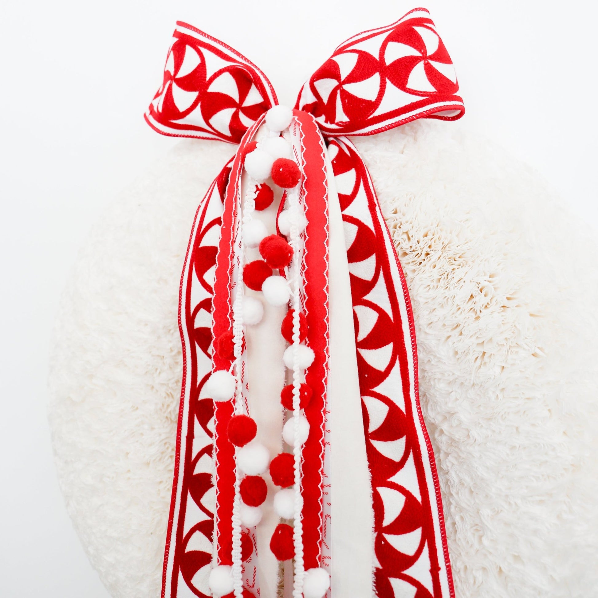 North Pole Peppermint RIBBON SET™ (with Bow) - Knot and Spool