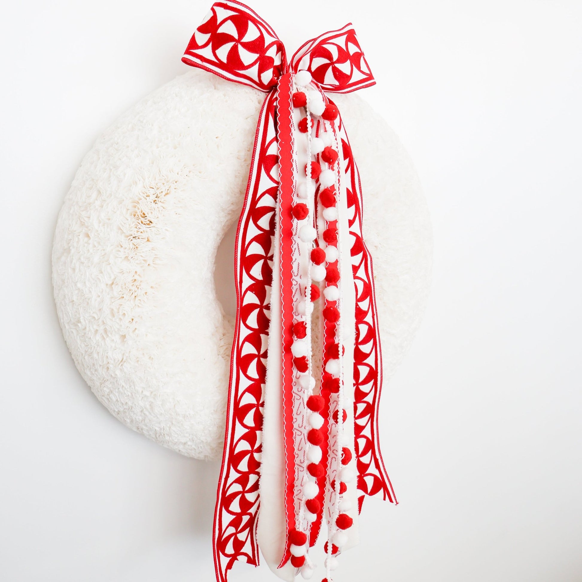 North Pole Peppermint RIBBON SET™ (with Bow) - Knot and Spool