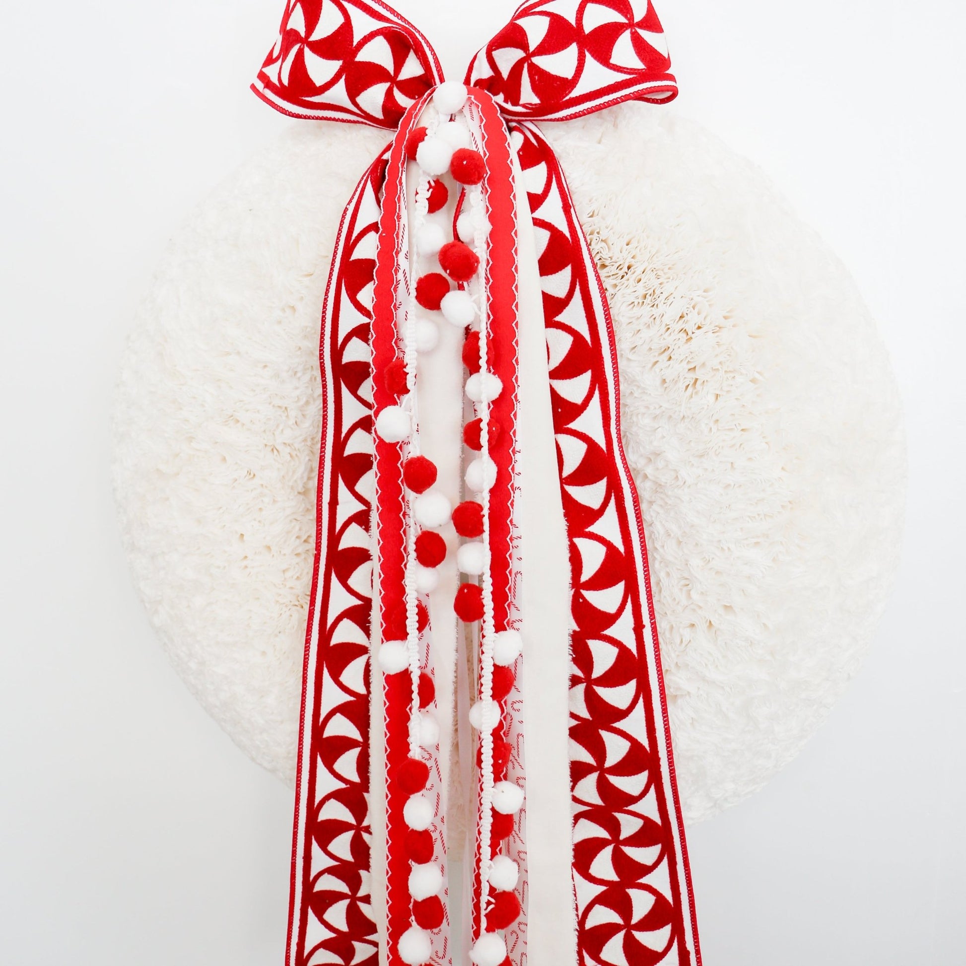 North Pole Peppermint RIBBON SET™ (with Bow) - Knot and Spool