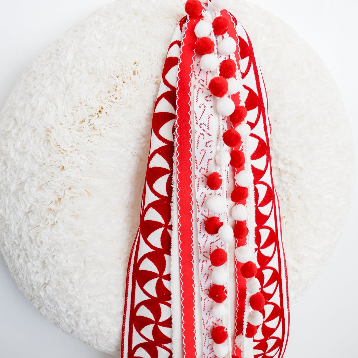 North Pole Peppermint RIBBON SET™ (without Bow) - Knot and Spool