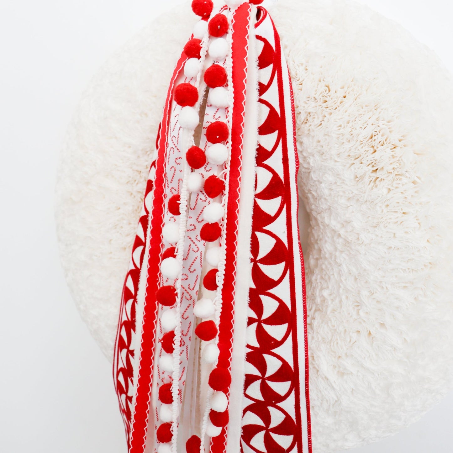 North Pole Peppermint RIBBON SET™ (without Bow) - Knot and Spool