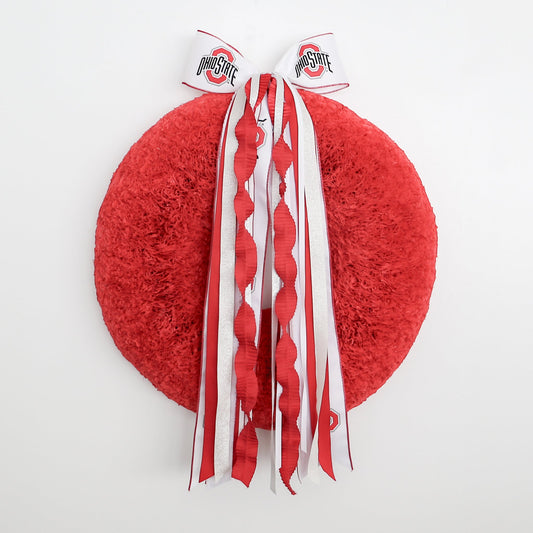 Ohio State Buckeye Collegiate RIBBON SET™ (with Bow) - Knot and Spool