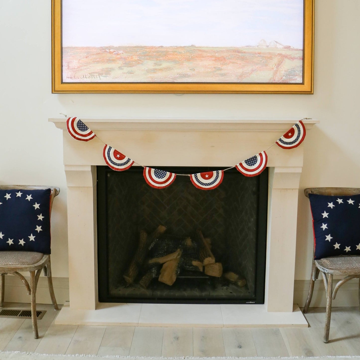Patriotic Bunting Banner | 72" - Knot and Spool