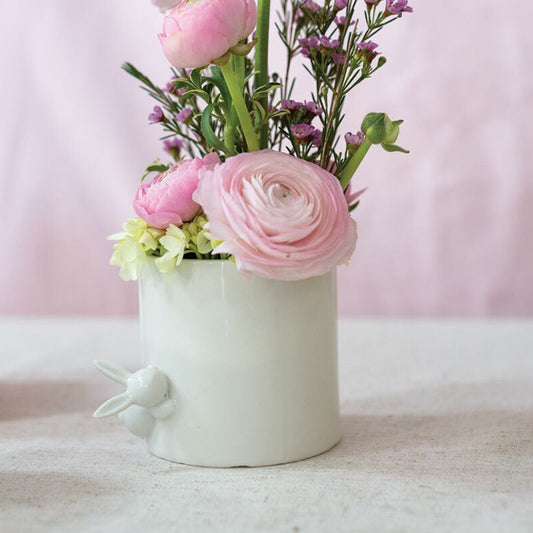 Peeking Bunny Pot LG - Knot and Spool