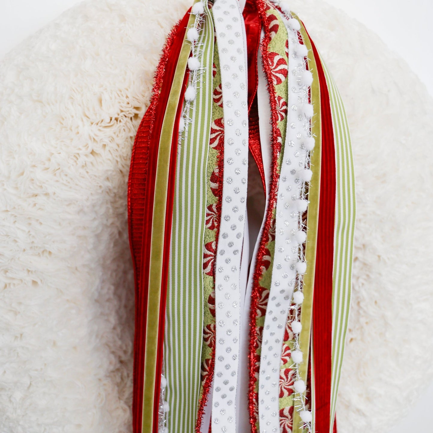 Peppermint Wishes RIBBON SET™ (without Bow) - Knot and Spool