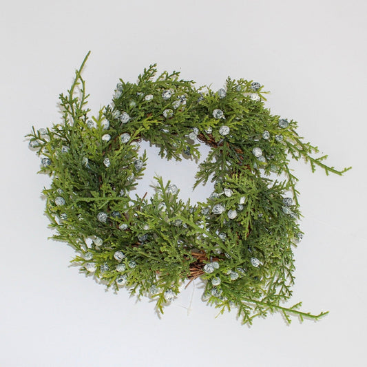 Plastic Juniper Candle Ring q| 3 inch - Knot and Spool