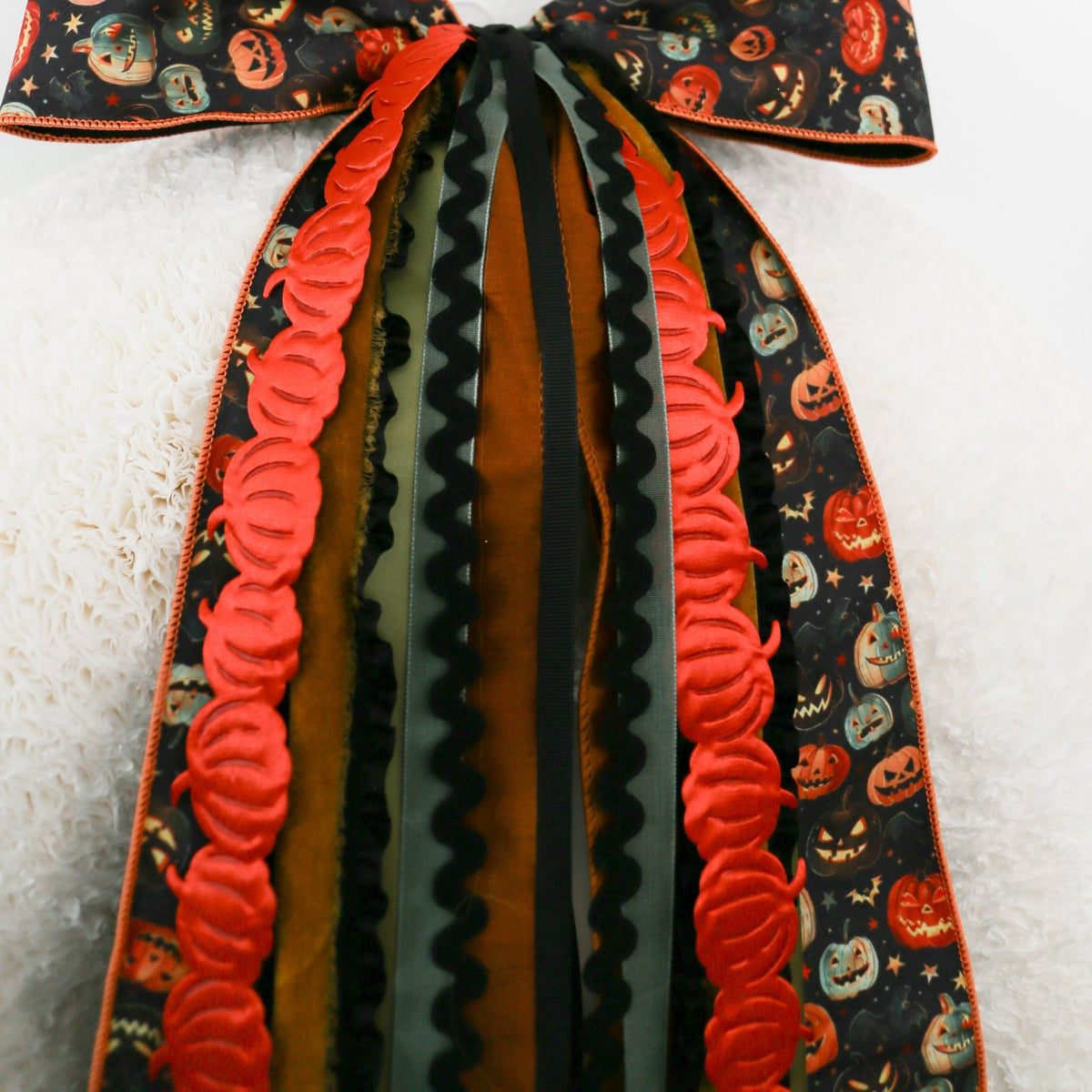PUMPKINS AFTER DARK RIBBON SET™ (with Bow) - Knot and Spool