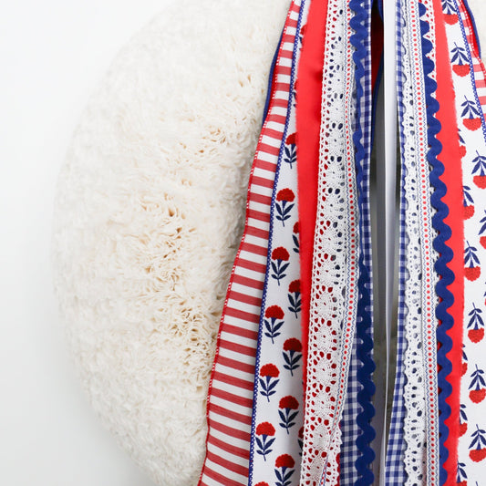 Red, White & Bloom RIBBON SET™ (without Bow) - Knot and Spool