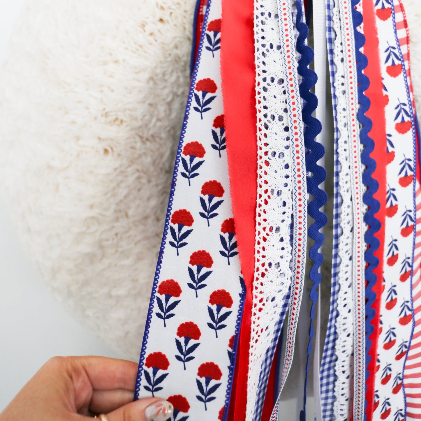 Red, White & Bloom RIBBON SET™ (without Bow) - Knot and Spool