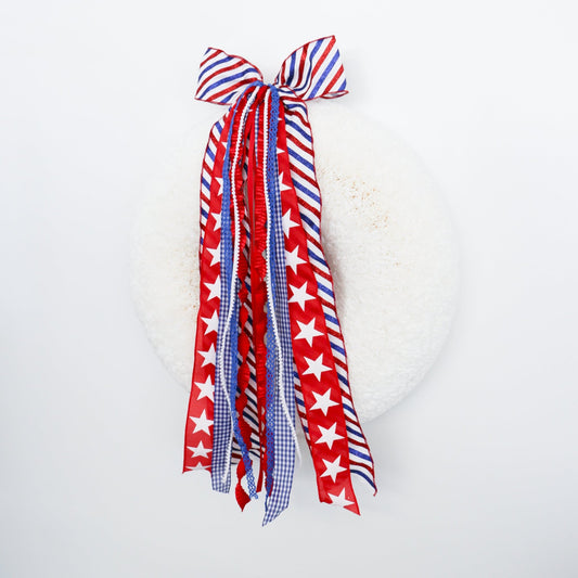 Red, White & Dazzle RIBBON SET™ (with Bow) - Knot and Spool