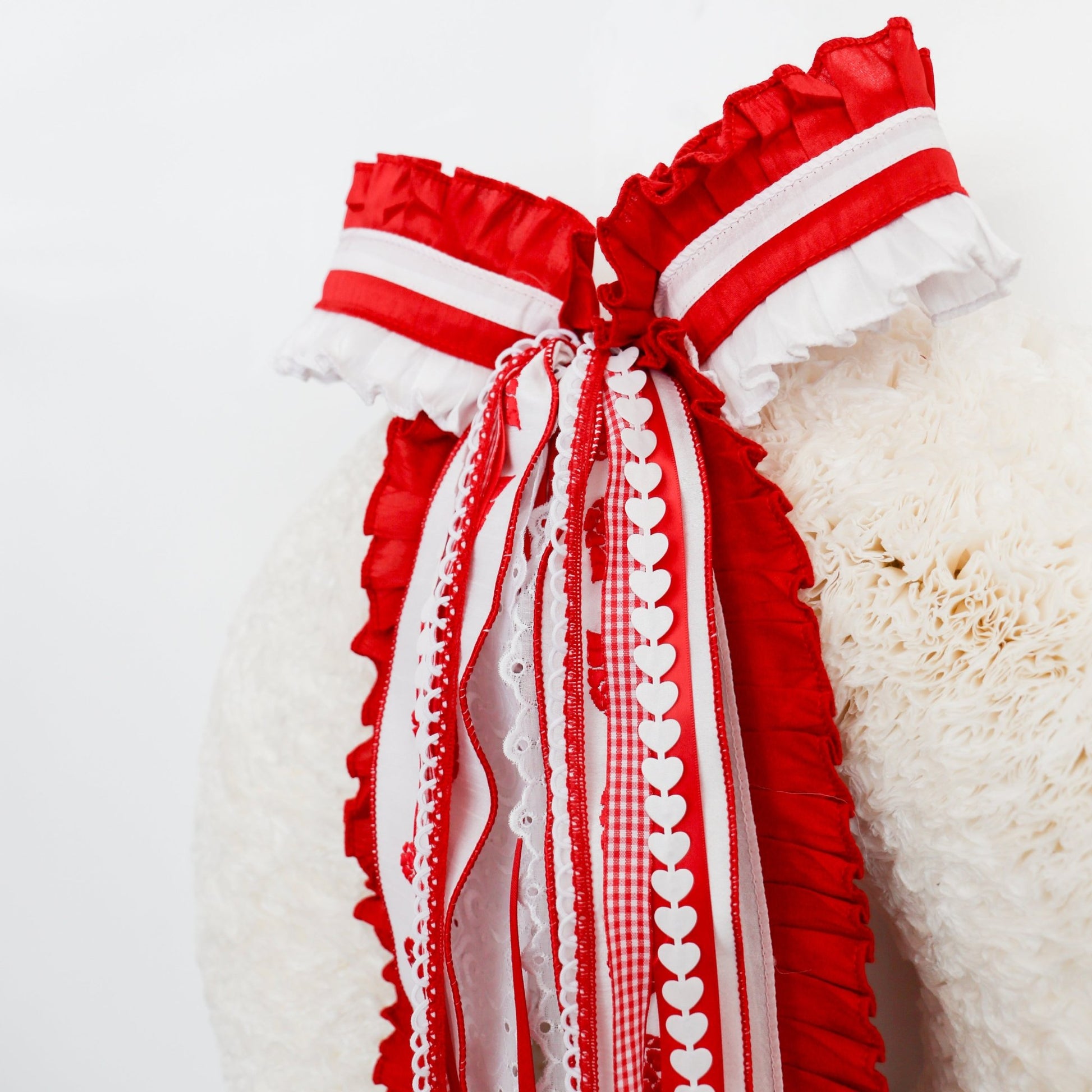 Red & White Delight RIBBON SET™ (with Bow) - Knot and Spool