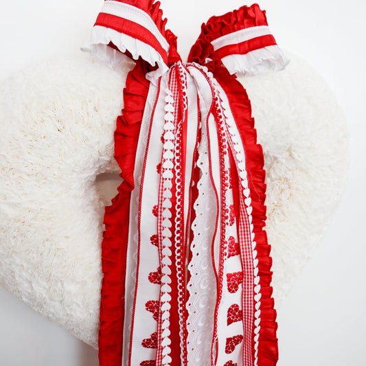 Red & White Delight RIBBON SET™ (with Bow) - Knot and Spool