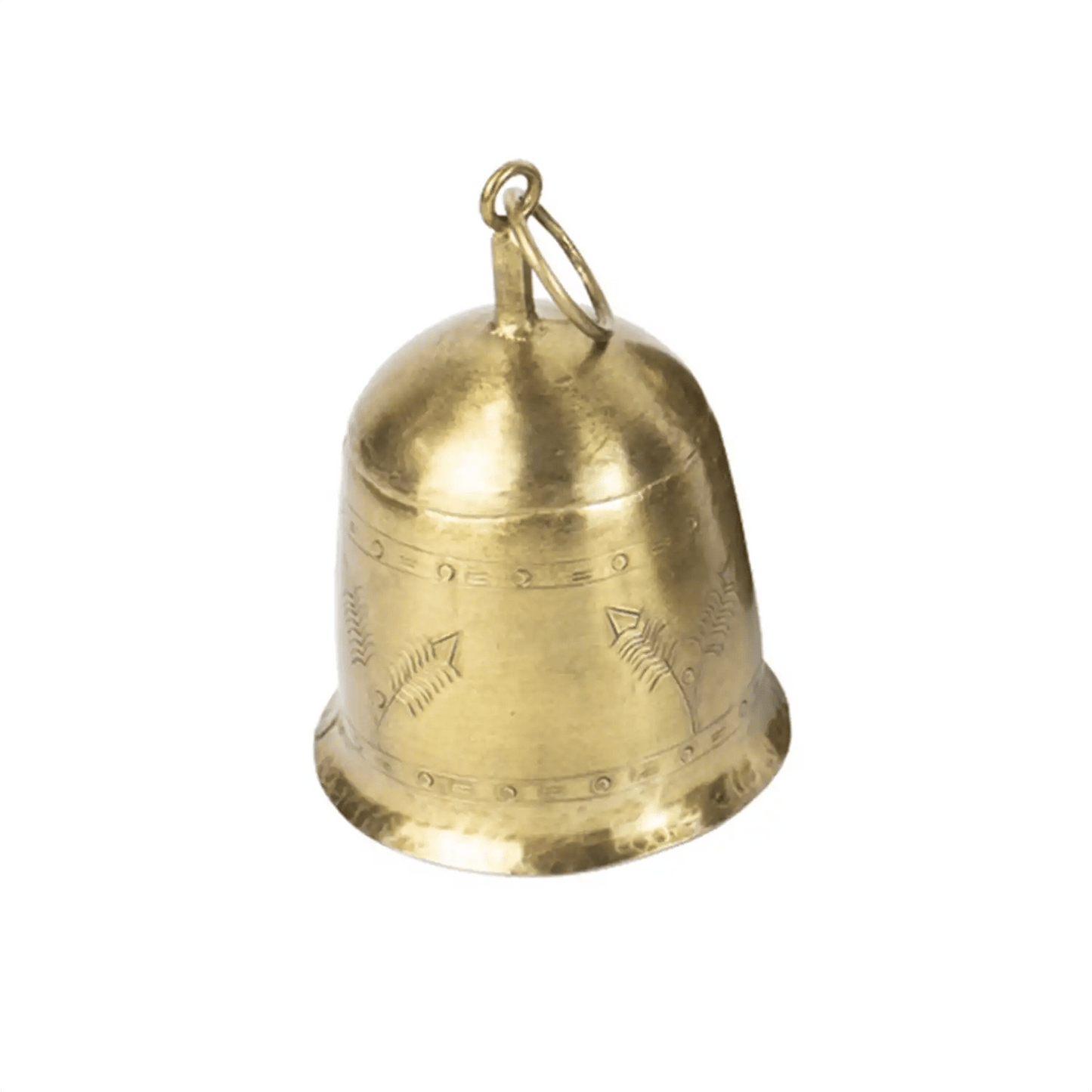 Small Gold Finish Bell - Knot and Spool