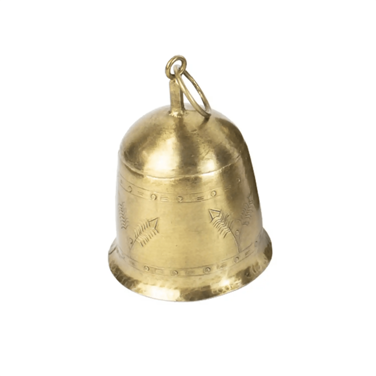 Small Gold Finish Bell - Knot and Spool