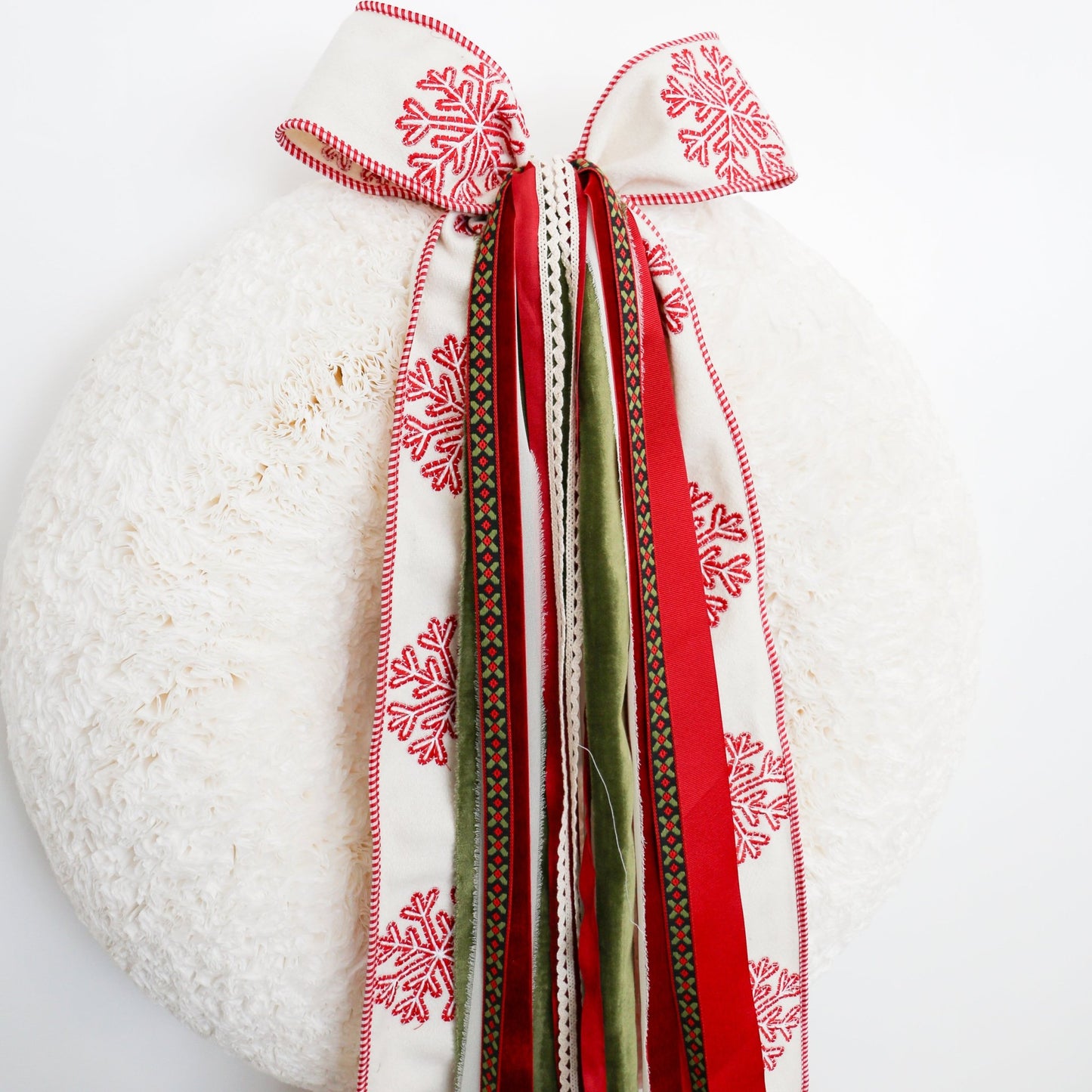 Snowflake Pine RIBBON SET™ (with Bow) - Knot and Spool