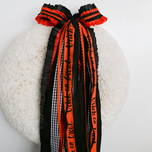 Spooky Stripes & Shadows RIBBON SET™ (with Bow) - Knot and Spool